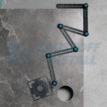 Сгъваем шаблон за дупчене 