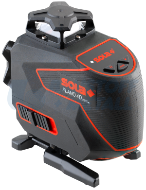 Линеен лазерен нивелир Sola Plano 4DGreen с батерии, зарядно и куфар