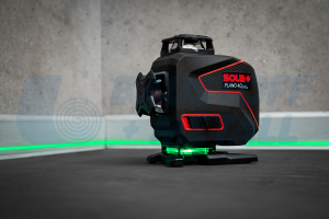 Линеен лазерен нивелир Sola Plano 4DGreen с батерии, зарядно и куфар