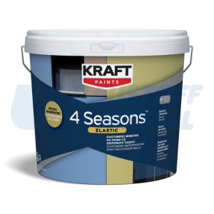 Фасадна боя Kraft 4 Seasons Elastic, бяла,  10 л