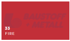 Алкидна боя за метал Kraft Hard & Gloss, 33 червен огън, 0,65 л