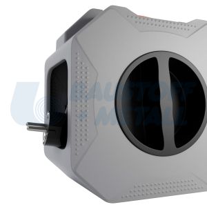 Макара в кутия сива 10м IP20 H05VV-F 3G1.5mm2 термична защита 4 шуко Commel