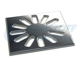 Решетка за сифон баня квадрат ВЕДИ Fundo Fino 1.1, 1 бр