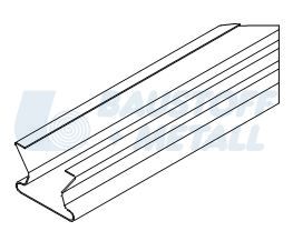 Междинен профил 84R Хънтър Дъглас сив- 5.00 м