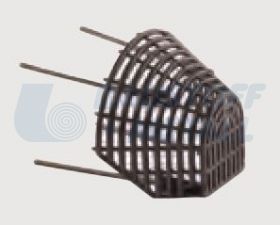 Листоуловител за барбакан 100х100 L500мм 44.0, 1 брой