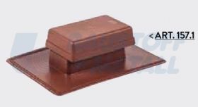 Отдушник бит керемиди 102х210 H115мм кафяв 157.1, 1 брой