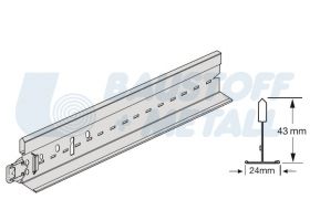 Профил растерен Армстронг Т 24 RAL9006 - 3.6 м