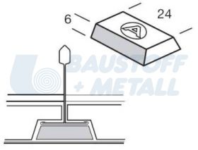 Подложка Армстронг PVC за Т 24, 1 бр