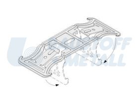 Връзка за две нива CD профил, 1 бр