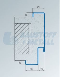 Каса ъглова Новоферм Н 1875/2000 мм, 1 бр