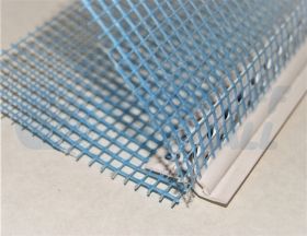 Ъгъл с мрежа PVC водооткапващ - 2.0 м