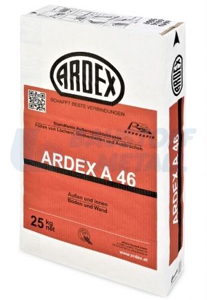 Високоякостна шпакловка Ардекс А46, торба 25 кг