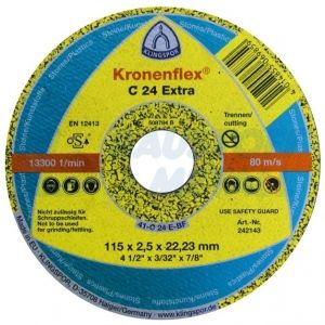 Klingspor C24 Extra 115x2.5x22.23 мм неметал, 1 брой