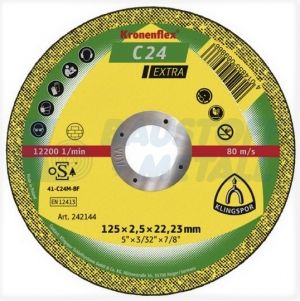 Klingspor C24 Extra 125x2.5x22.23 мм неметал, 1 брой