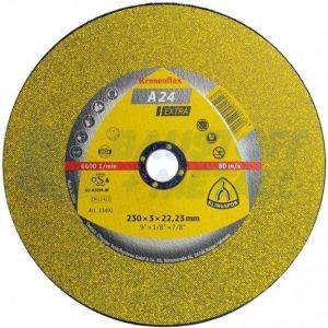Klingspor A24 Extra 230x3.0x22.23 мм рязане на метал, 1 брой