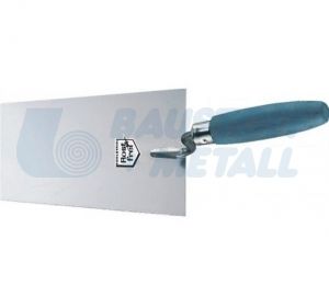 Мистрия трапецовидна неръждаема 160 мм дървена дръжка, 1 брой