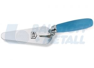 Мистрия заоблена неръждаема 140 мм дървена дръжка, 1 брой