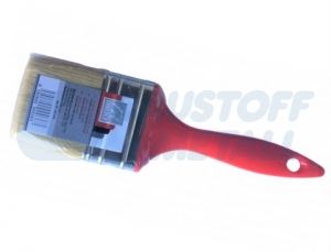 Четка бял косъм с червена дръжка Grizzly 20 мм, 1 брой