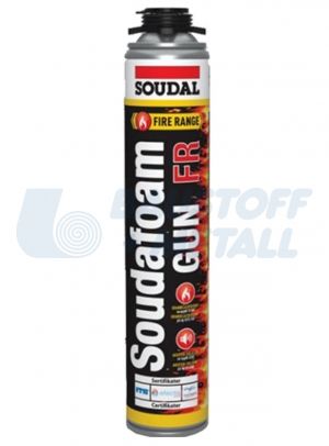 Полиуретанова пяна пистолет огнеупорна Soudal 750 мл