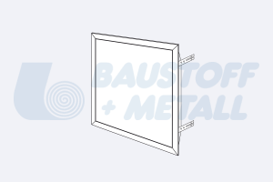 Ревизионен отвор RUG Softline Comfort бял 250x250х20мм RAL 9016 ревизионна вратичка произведено в Германия