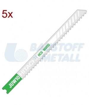 Нож за прободен трион, за дърво JUW10 - 5 бр. Hitachi Hikoki