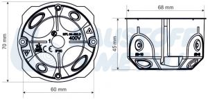 Конзола за гипскартон Kopos KPL64-45 1LD