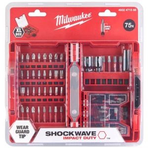 Комплект накрайници Milwaukee Shockwave™ 75 части