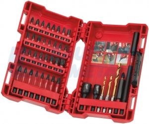 Комплект сведла и накрайници Milwaukee Shockwave™ SHOCKWAVE™ IMPACT DUTY 40 части