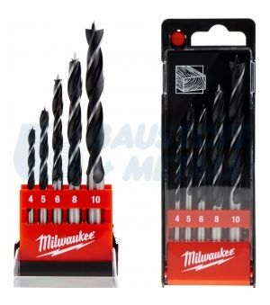 Комплект свредла за дърво 4, 5, 6, 8, 10 мм Milwaukee 5 броя