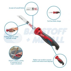 Сгъваем трион 150 мм Milwaukee