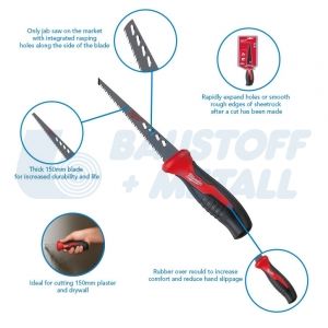 Трион за гипскартон 160 мм Milwaukee