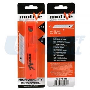 Резервни остриета 18 мм Motive 10 бр