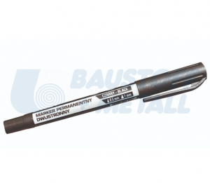 Маркер перманентен черен двустранен Motive