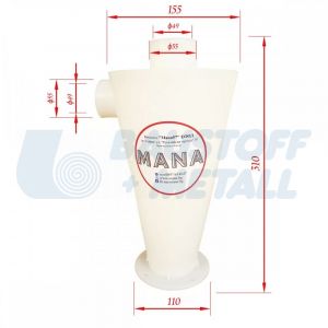 Комплект центробежен прахоуловител Торнадо МС50