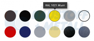 Емайл 3 в 1 ZVEZDA DURLIN за метал и дърво RAL 1021 - жълт 0.75 л
