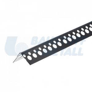 Ъгъл алуминиев, рамо 23/23 мм, дължина 3.0 м, за оформяне, укрепване и заздравяване на ъгли за сухо строителство, 1 брой 3 м