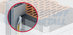 Профил за прозорци с мрежа PVC EJOT GAP09, 1 брой 2.4 м